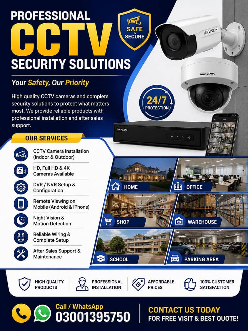Professional CCTV Camera Installation & Security Solutions - CCTV 0