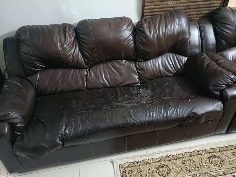 Premium Brown Sofa Set / Relaxer Sofa – Best Price 1