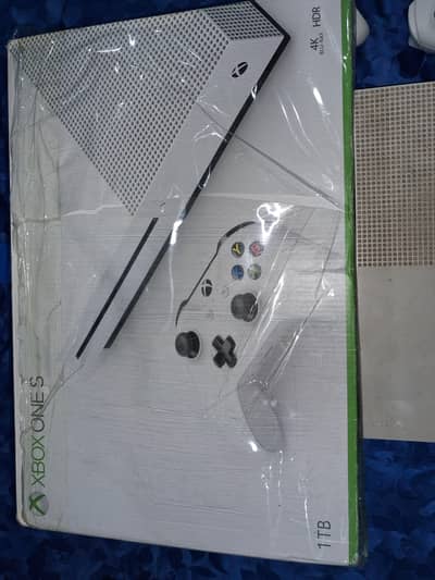 Xbox One S with accessories