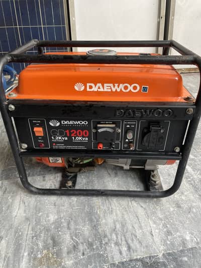Daewo generator use 9/10 conditions fully working