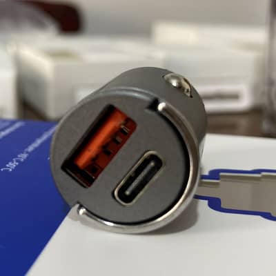Super fast car charger BMC40 3.1 A 18 watt C Type+ USB