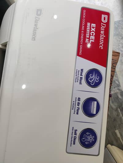 Dawlance excel 30 inverter 1.5 ton (like new)