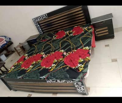 King Size Bed with mattress also set 03210055757