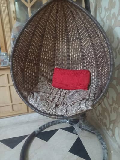 Outdoor / Indoor Wicker Hanging Basket Swing Chair For Sale