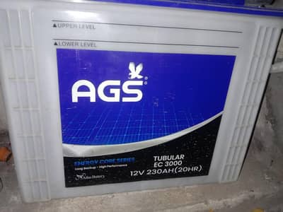 AGS Tubular AC 3000 12V 230 AH(20h) Battery