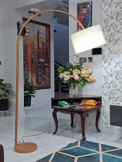 Arc floor lamp unused