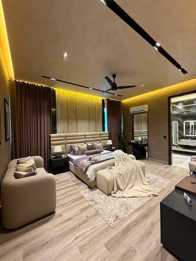 1 Kanal Brand New Upper Portion With Furnish For Rent IN DHA EME Society 3 Mastar Bedroom Tv Lunch Kitchen Tires Laundry Area Store Giraj Main Entrance Separate Rent