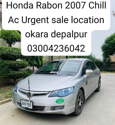 Honda Rabon 2007 Model  Chill Ac , Urgent sale