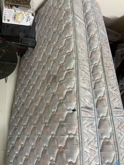 2 Single Wooden Beds with Mattresses – Used