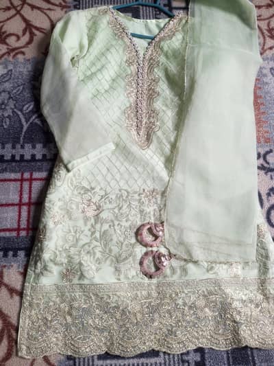pistachio green tissue imboridy suit