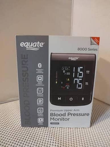 Equate 8000 Series Premium Upper Arm Blood Pressure Monitor,
