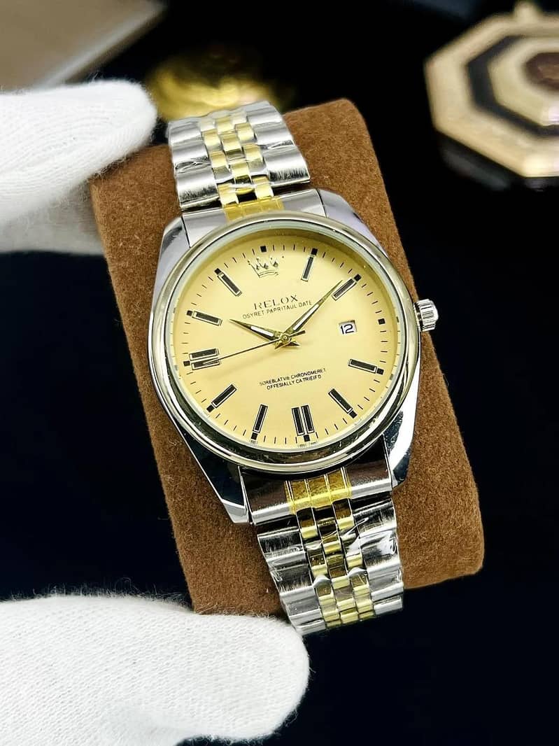 Premium Men's Imported Watch | Stylish Chain Strap | Analog Watch 2