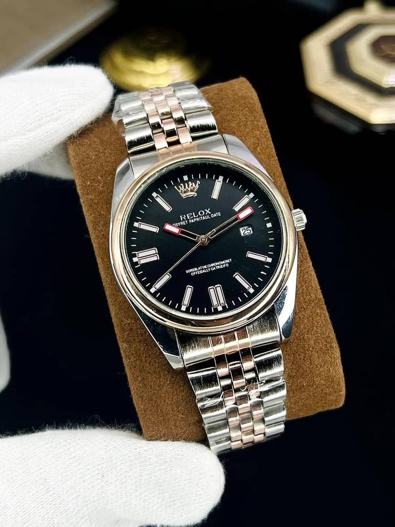 Premium Men's Imported Watch | Stylish Chain Strap | Analog Watch 4
