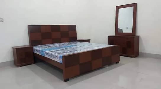 Wooden bed set-Queen size bed-Stylish bed set-bed for sale-bridal bed