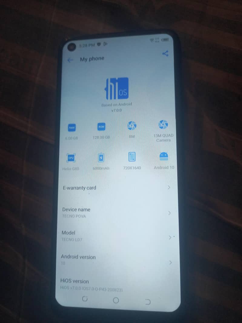 Tecno Pova 0