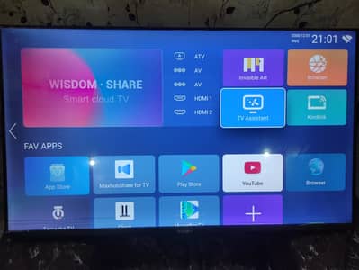 46" inch android TV with box