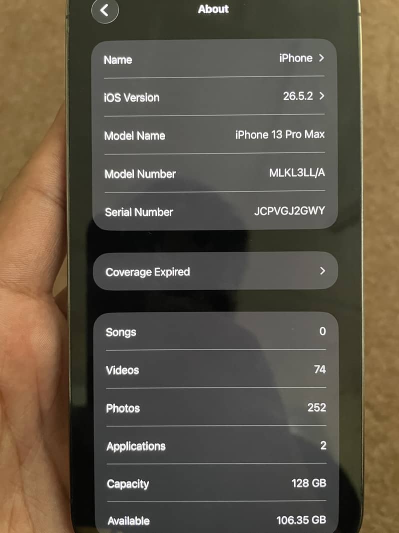 Iphone 13pro max JV 2