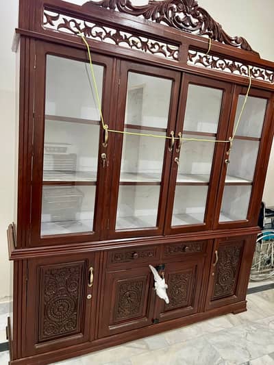 Wooden showcase