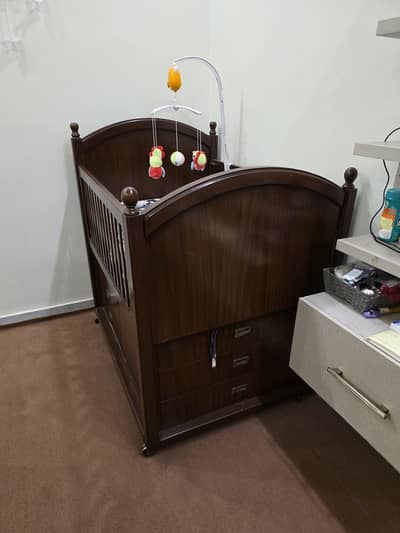 Wooden Baby Cot