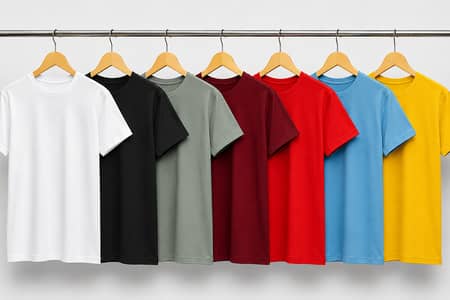 Men's Plain Black T-Shirt | Premium Quality | Casual Wear