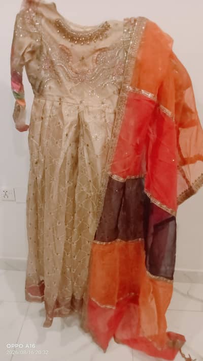 Beautiful Maxi Dress – Heavy Hand Work, 1 Time Used