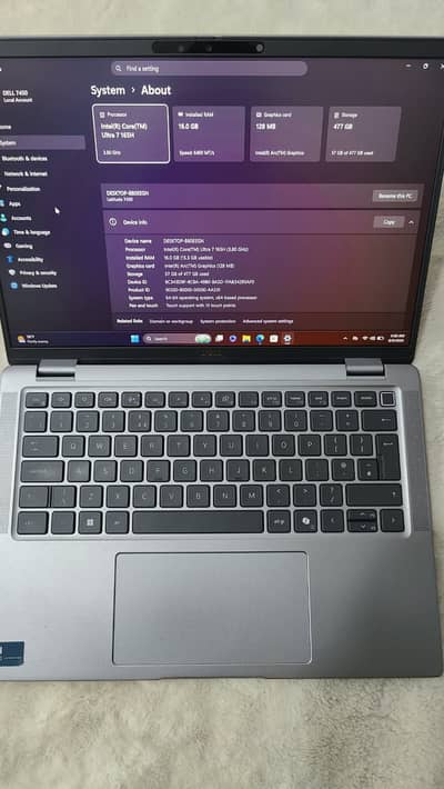 DELL LATITUDE 7450 — CORE ULTRA 7 165H | 16/512GB