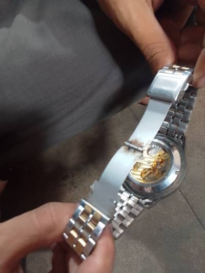 Open heart automatic Machenical Watch