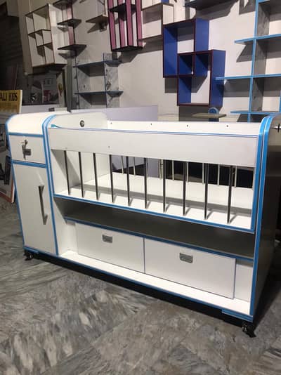 Babycot with Draw And Cabinets In Gujranwala | Born Babycot