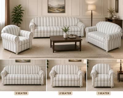 luxury sofa set for sale. . . 3. . 2. . 1. . seater. . . ak dum new. like showroom