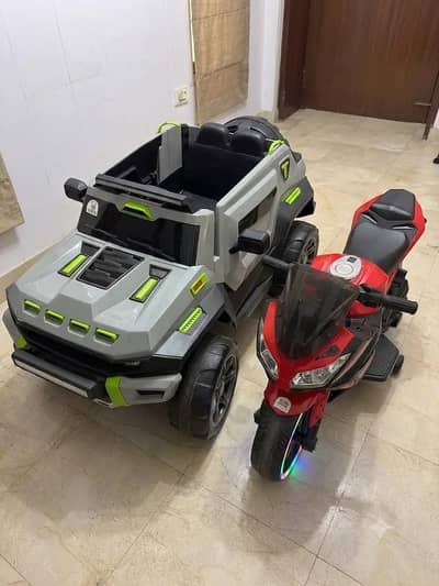 Kids' Electric Bike Kids' Electric Bike Remote Control Car And Bike