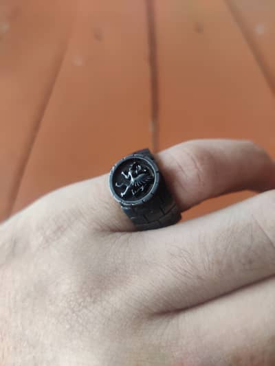 Oxidized Silver Men's Ring (Negotiable)