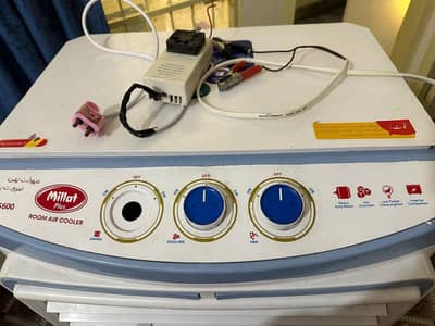 air cooler with supply and bettary with original charger