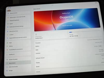 OnePlus Pad 3 (512GB / 16GB RAM) - 144hz
