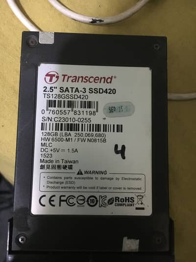 SSD 128GB + HHD 320GB orignal proper working SSD Health good
