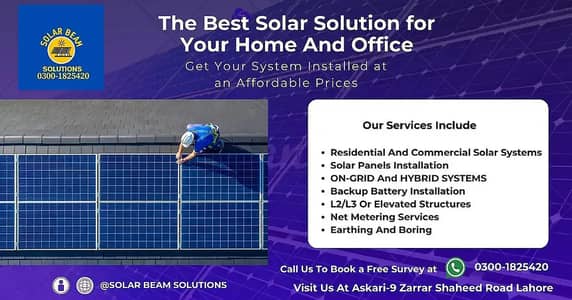 Solar Package | Solar Installation | Solar Earthing Boring | inverter