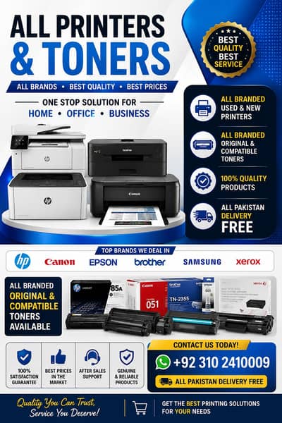 All Printers & Toners – New & Used | Original & Compatible