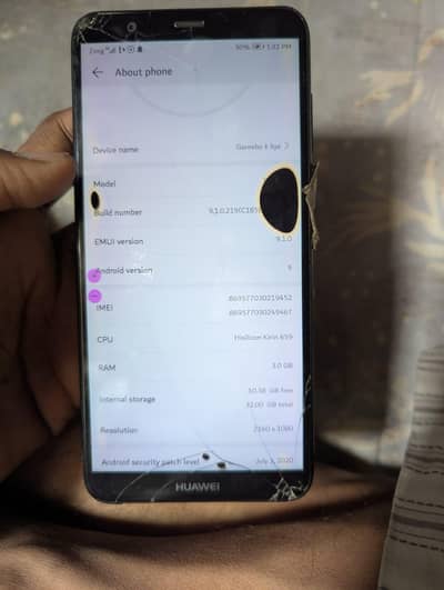 Huawei P Smart 3/32 PTA approved dual sim