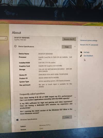 Dell All-in-One (AIO) PC