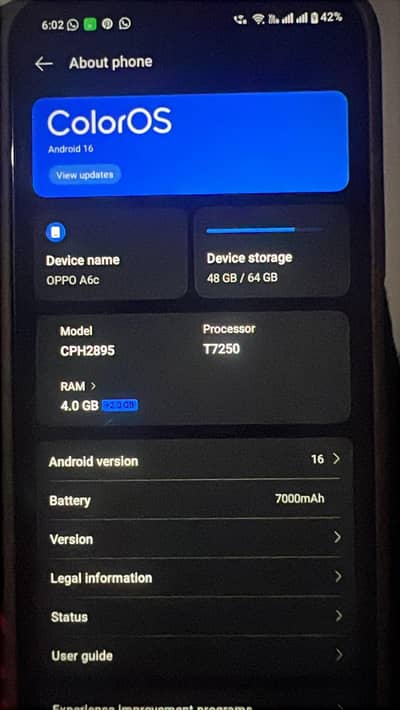 oppo A6c
