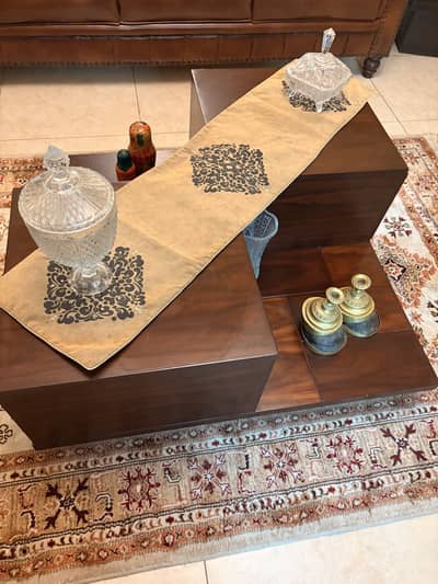 Centre table with side tables