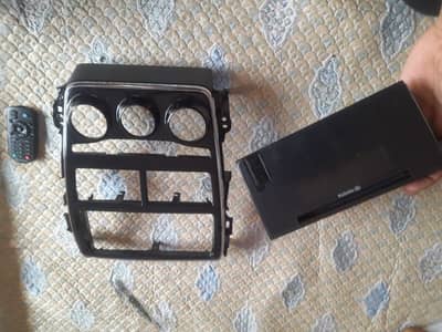 Toyota yaris original music tape and remote and front dashboard fiting