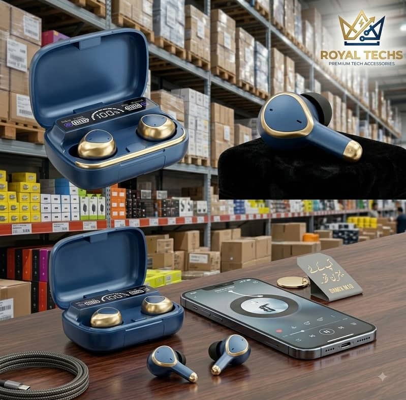M10 wireless earbuds 1
