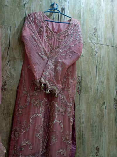 karizma brand 3 peice suit shafon