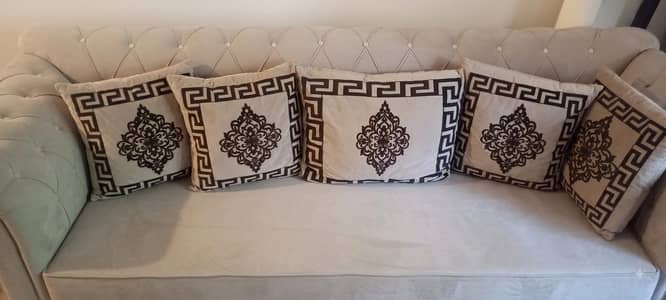 seven seter sofa set for sale slightly use like brand new