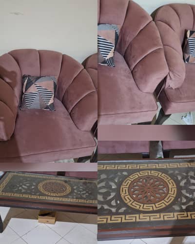 2 sofa 1 table