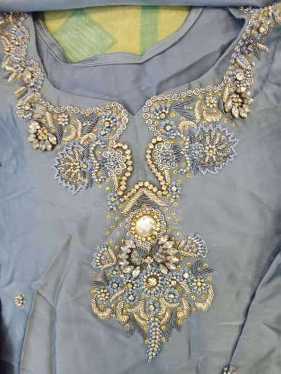 3 piece stitched dress
