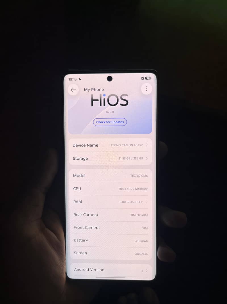 Tecno CAMON 40 Pro 4