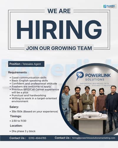 BPO Call Center Staff Required – Hiring Now