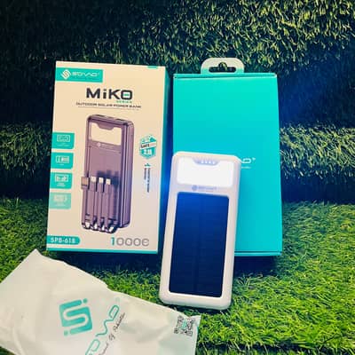 10000 mah solar powerbank sovo mico solar powerbank