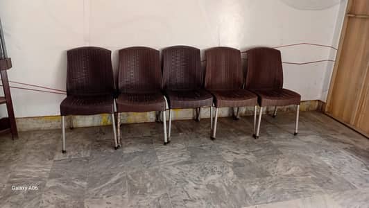 plastic chairs